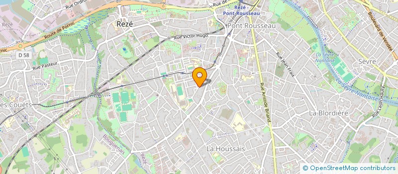 localisation de l'entreprise LES BOITES VERTES à REZE