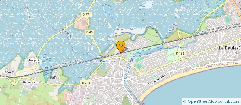 localisation de l'entreprise LES BOLES  LE POULIGUEN