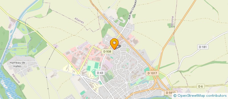 localisation de l'entreprise LES BOLIDES PERONNAIS  PERONNE