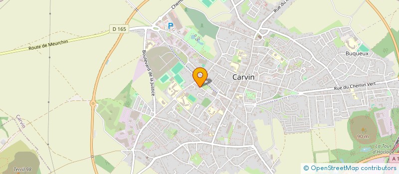 localisation de l'entreprise LES BONA  CARVIN