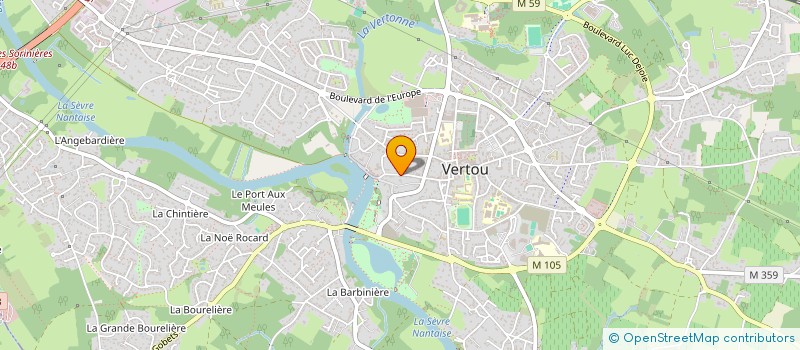 localisation de l'entreprise LES BONDONS  VERTOU