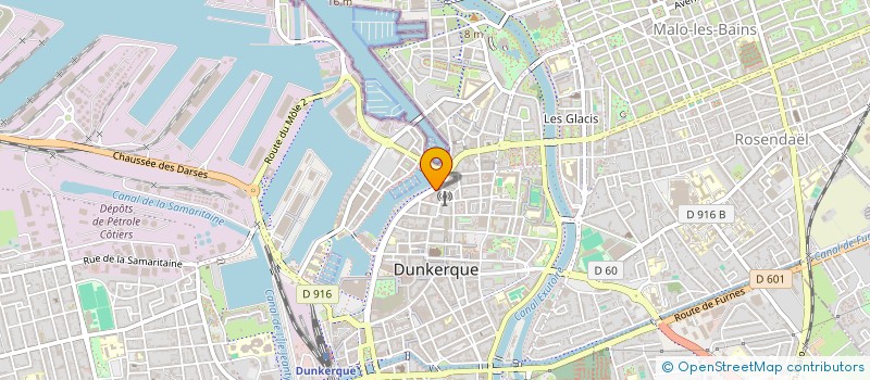 localisation de l'entreprise LES BONHEURS DE SOPHIE à DUNKERQUE