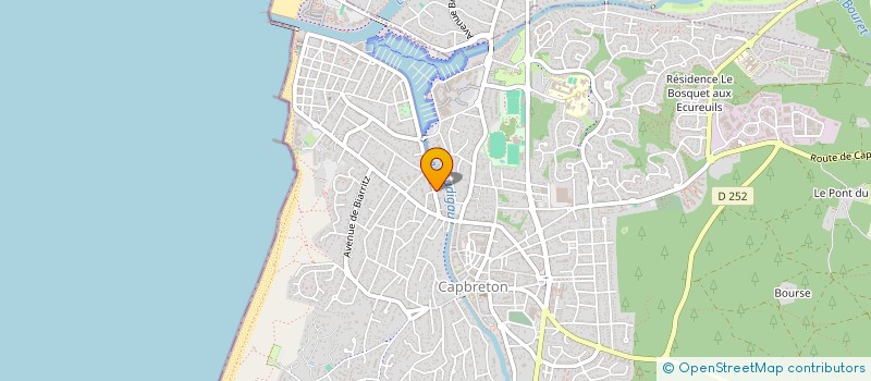 localisation de l'entreprise LES BONI à CAPBRETON