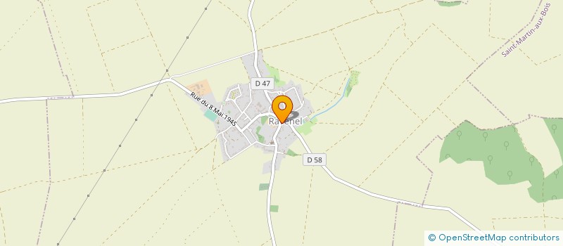 localisation de l'entreprise LES BONNARDARTS  RAVENEL