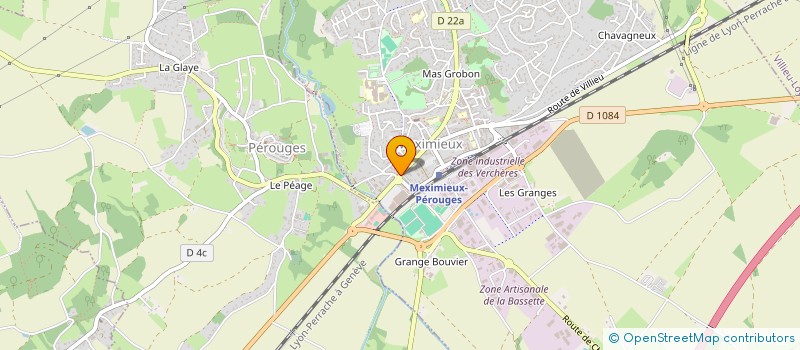localisation de l'entreprise LES BONNES AFFAIRES IMMOBILIERES à MEXIMIEUX