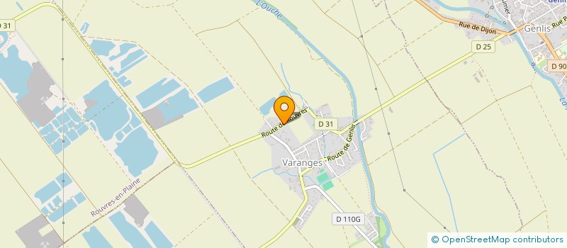 localisation de l'entreprise LES BONNES FONTAINES  VARANGES