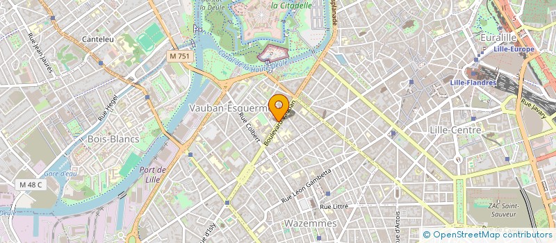 localisation de l'entreprise LES BONNES ONDES à LILLE