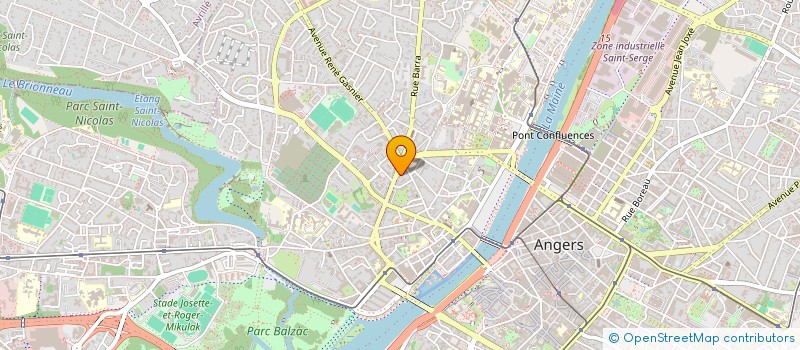 localisation de l'entreprise LES BONNES PATTES à ANGERS
