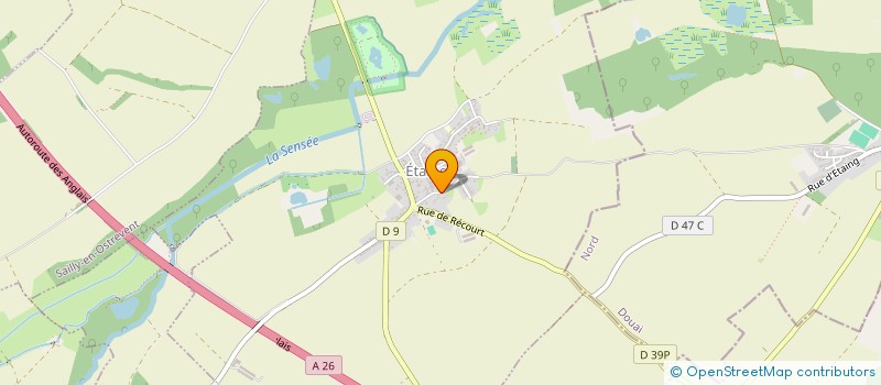 localisation de l'entreprise LES BONNETTES ELECTRONIQUES  ETAING