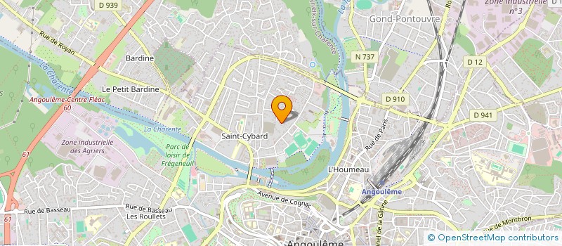 localisation de l'entreprise LES BONS AMIS à ANGOULEME