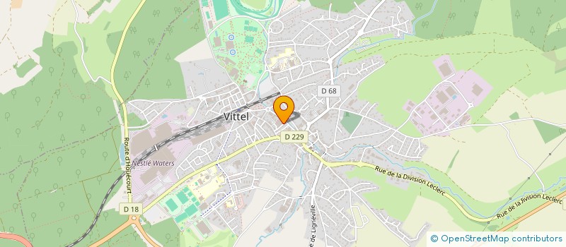 localisation de l'entreprise LES BONS AMIS à VITTEL