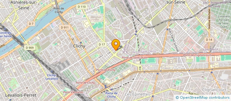 localisation de l'entreprise LES BONS ARTISANS à CLICHY
