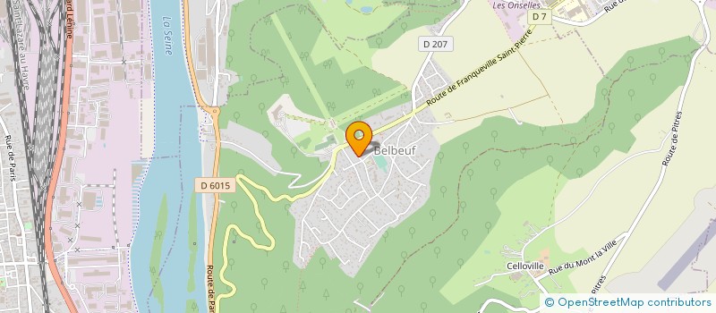 localisation de l'entreprise LES BONS CO'PAINS à BELBEUF