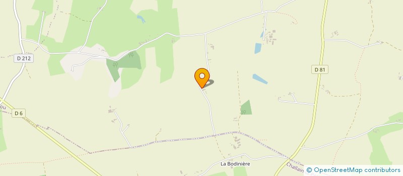 localisation de l'entreprise LES BONS COCHONS DU BOIS GASNIER  OMBREE D'ANJOU