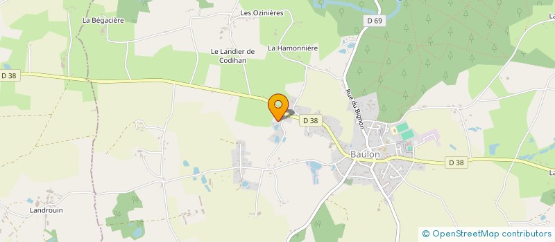 localisation de l'entreprise LES BONS CRUS  BAULON