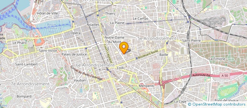 localisation de l'entreprise LES BONS ENFANTS  MARSEILLE