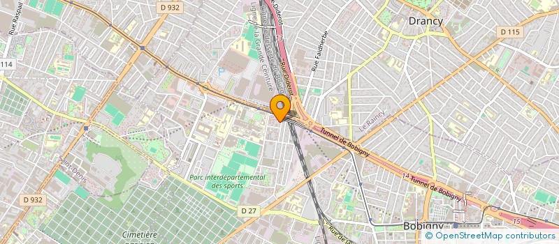 localisation de l'entreprise LES BONS ENFANTS EN REUSSITE (LB2ER) à BOBIGNY