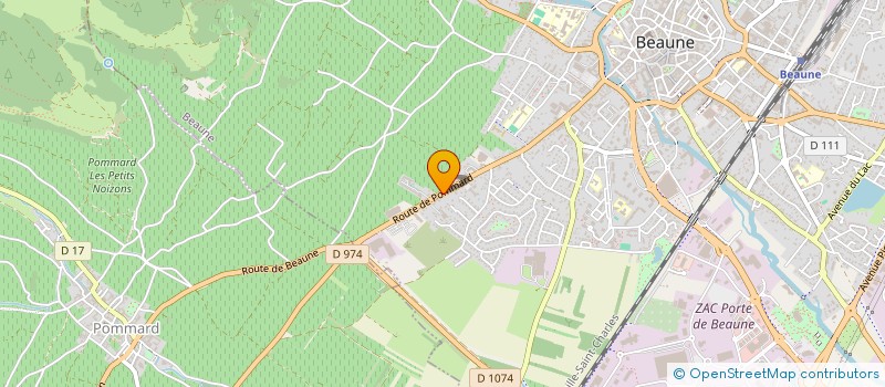 localisation de l'entreprise LES BONS FEUVRES à BEAUNE