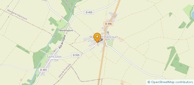 localisation de l'entreprise LES BONS MARGUTINS  MARGERIE-HANCOURT