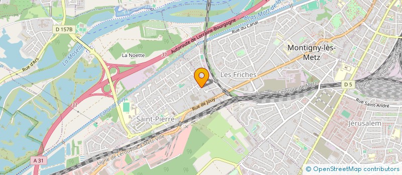 localisation de l'entreprise LES BONS MOME'NTS à MOULINS-LES-METZ
