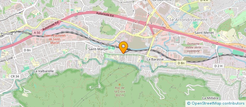 localisation de l'entreprise LES BONS MOMENTS à MARSEILLE