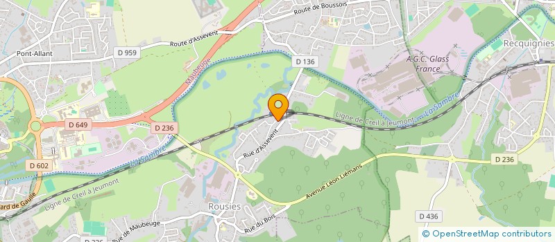 localisation de l'entreprise LES BONS PERES  ROUSIES