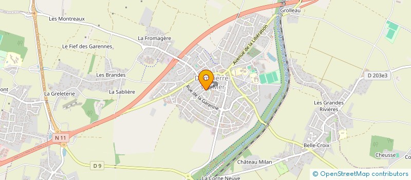 localisation de l'entreprise LES BONS PRODUITS DE JEREMI  DOMPIERRE-SUR-MER