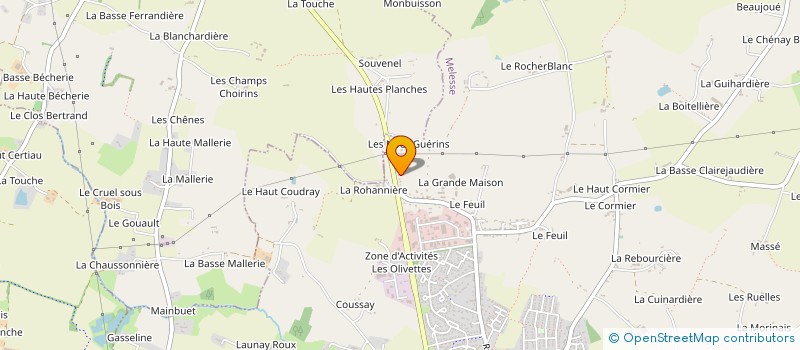 localisation de l'entreprise LES BONS TUY'EAU  VIGNOC