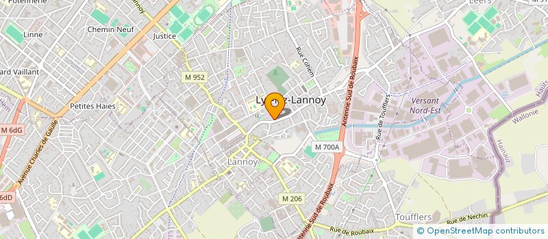 localisation de l'entreprise LES BONS TUY'EAUX  LYS-LEZ-LANNOY