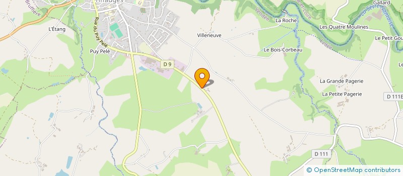 localisation de l'entreprise LES BONS TUYAUX  TIFFAUGES