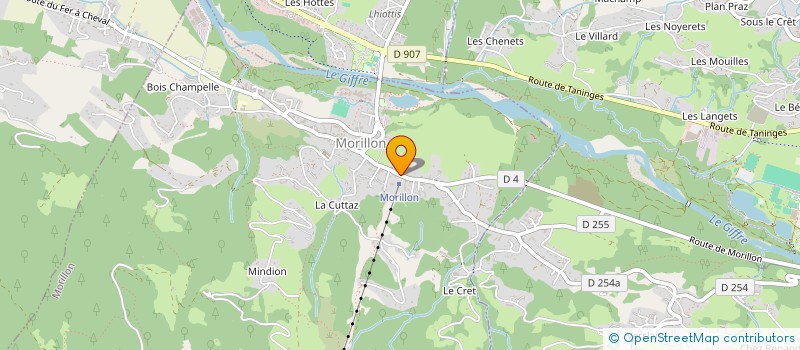 localisation de l'entreprise LES BONS VIVANTS  MORILLON