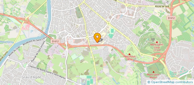 localisation de l'entreprise LES BONS VIVANTS COMEDIENS à AGDE