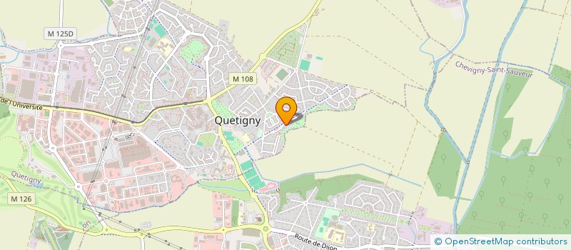 localisation de l'entreprise LES BOOMERS  QUETIGNY