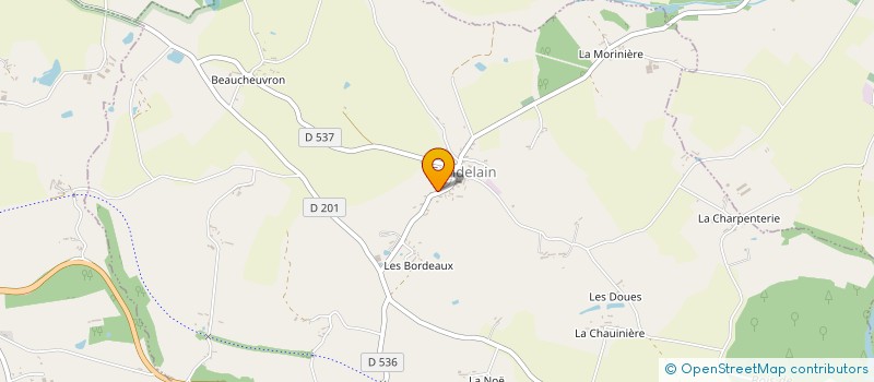 localisation de l'entreprise LES BORDEAUX à GANDELAIN