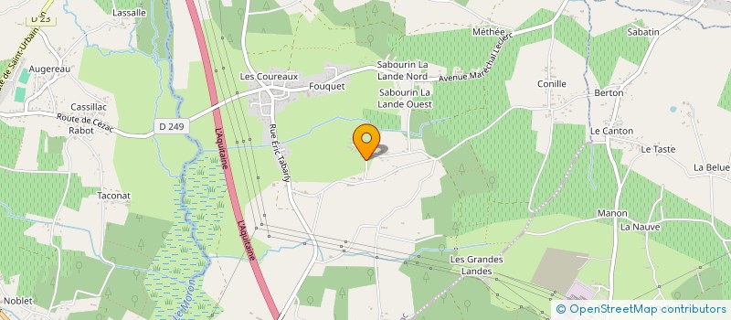 localisation de l'entreprise LES BORDELOUSAINS  CEZAC