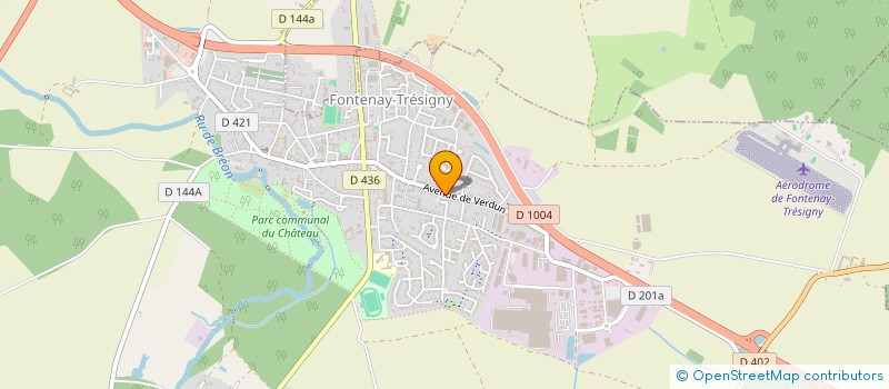 localisation de l'entreprise LES BORDES  FONTENAY-TRESIGNY