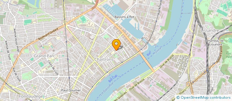 localisation de l'entreprise LES BORDOVORES à BORDEAUX