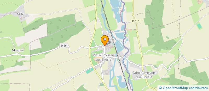 localisation de l'entreprise LES BORDS DE BRESLE  MORIENNE