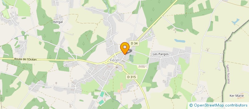 localisation de l'entreprise LES BORDS DE VILAINE  FEREL