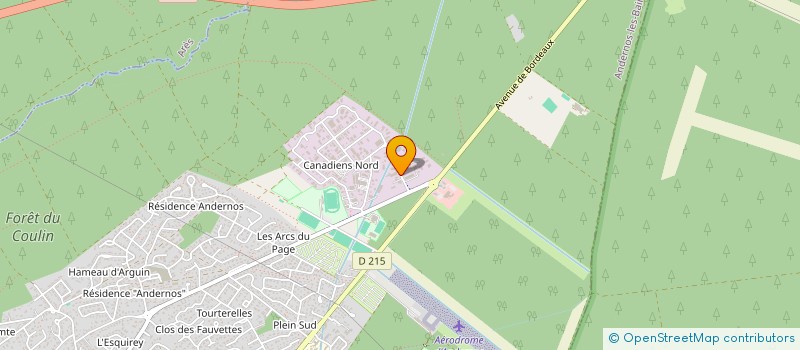 localisation de l'entreprise LES BORDS DU BASSIN  ANDERNOS-LES-BAINS