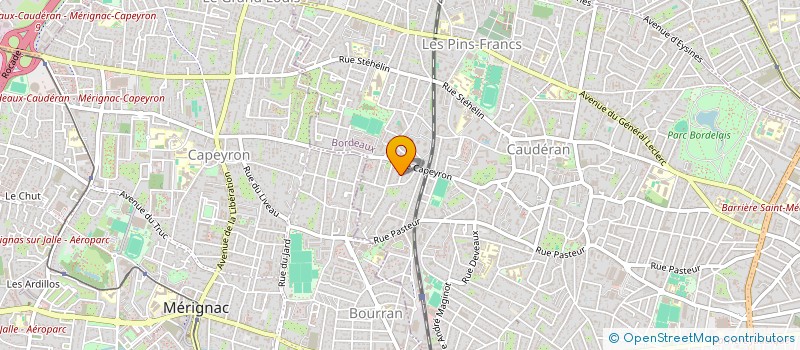 localisation de l'entreprise LES BORDUZER à BORDEAUX
