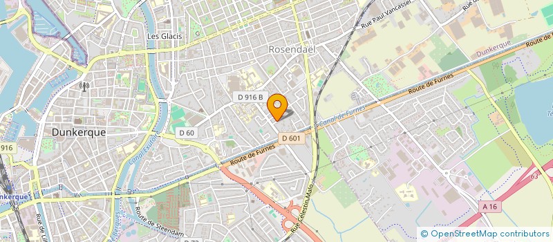 localisation de l'entreprise LES BOREADES à DUNKERQUE