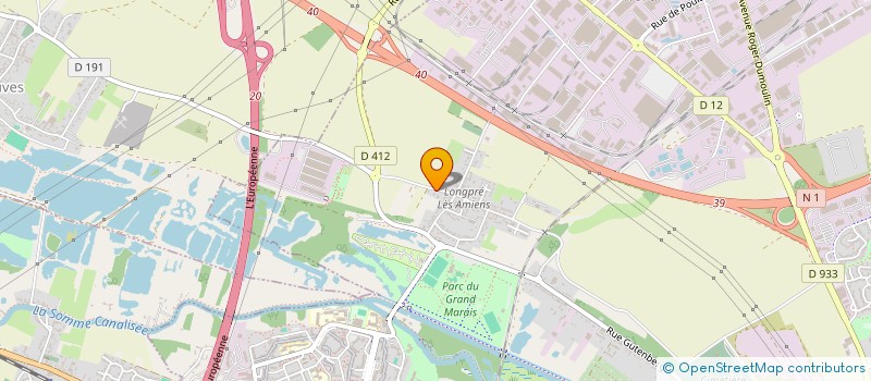 localisation de l'entreprise LES BORNES DU TEMPS à AMIENS