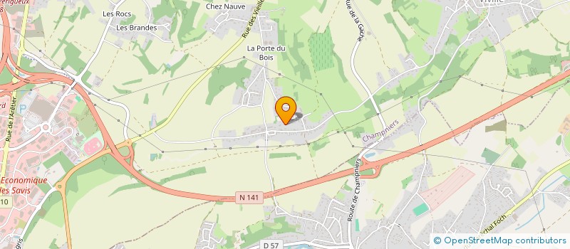localisation de l'entreprise LES BOSANES à CHAMPNIERS