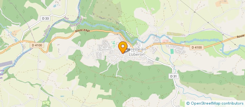 localisation de l'entreprise LES BOSQUETS DE PROVENCE à CERESTE-EN-LUBERON