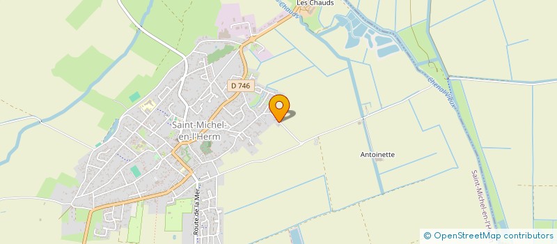 localisation de l'entreprise LES BOSSIS  SAINT-MICHEL-EN-L HERM