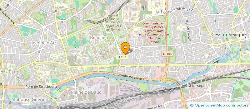 localisation de l'entreprise LES BOSSONS à CESSON-SEVIGNE
