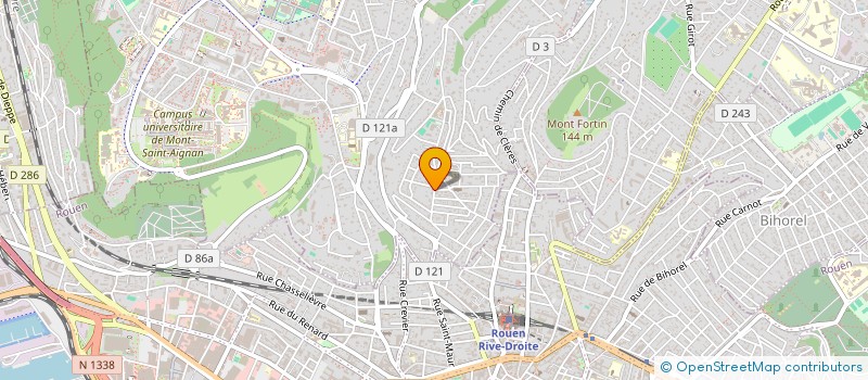 localisation de l'entreprise LES BOTANISTES  MONT-SAINT-AIGNAN