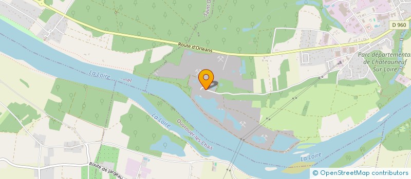 localisation de l'entreprise LES BOTANISTES à CHATEAUNEUF-SUR-LOIRE