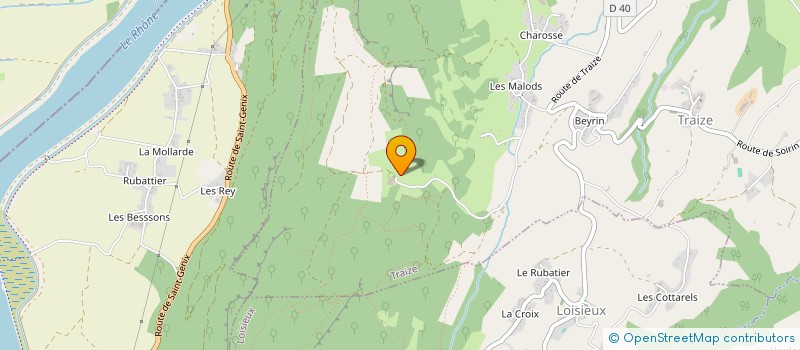 localisation de l'entreprise LES BOTTES AUX AILES  TRAIZE